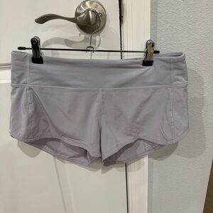 lululemon athletica Light Gray Athletic Shorts